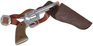Cowboy Silver Gun and Holster