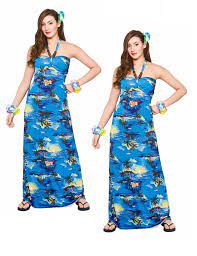 Hawaiian Maxi Dress