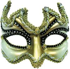 Regal Gold Masquerade Mask