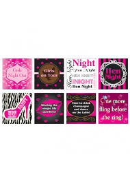 Hen Night Bottle Labels