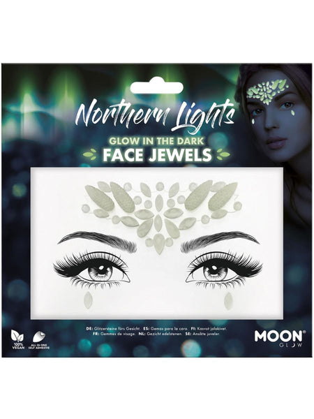 Northern Lights Glow in the Dark Face Jewels