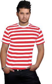 T-Shirt - Red & White (Where's Wally) Adult