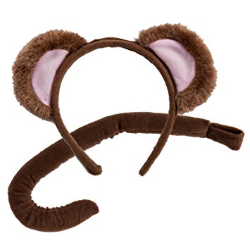 Monkey Ears and Tail Set