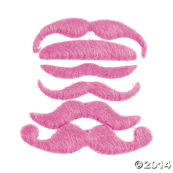 Pink Moustache Set