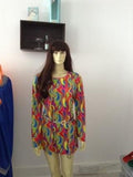 1970's Multicoloured Mini Dress - TO HIRE