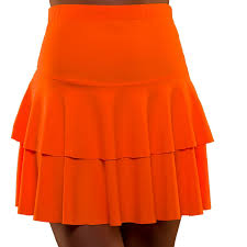 80's Orange RaRa Skirt
