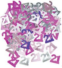 Table Confetti - Pink 21st