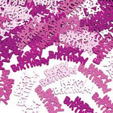 Table Confetti - Pink Happy Birthday