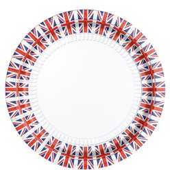 Union Jack Paper Plates