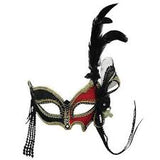 Red and Black Masquerade Mask
