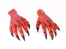 Red Adult Devil Hands