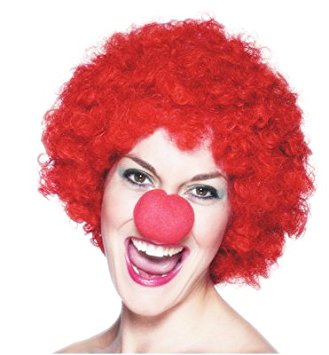 Red Nose Day Wig - Clearance Item