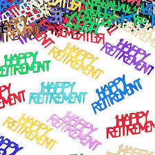Table Confetti - Rockin Retirement