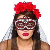 Day of the Dead Half Mask