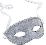 Soft Silver Masquerade Mask