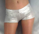 Unisex Silver Hot Pants