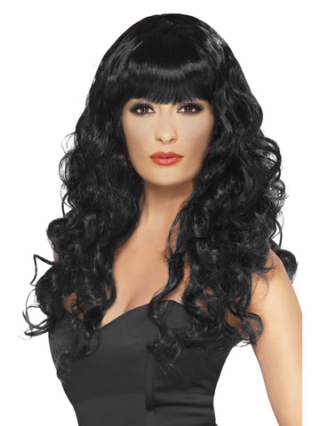 Black Long Wavy Wig