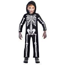 Child's Hooded Skeleton Jumpsuit