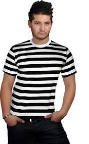 T-Shirt - Black and White Adult