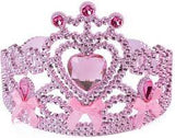 Pink Jewelled Tiara with Bows