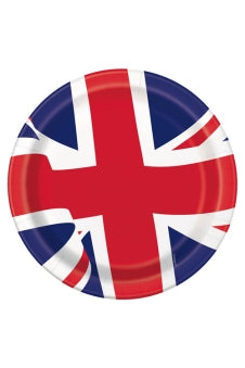 Union Jack Paper Plates