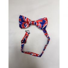 Satin Union Jack Bow Tie