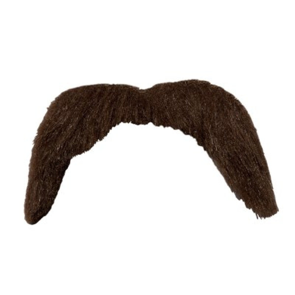 Brown 70's Moustache