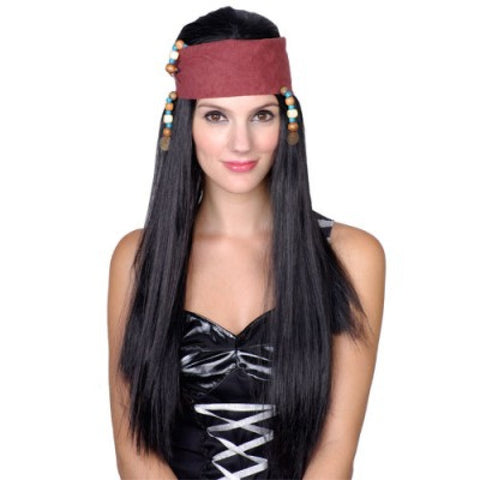 Caribbean Pirate Girl Wig