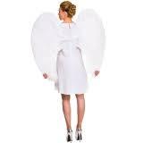 Black or White Giant Feather Angel Wings