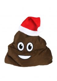 Christmas Emoji Poo Hat
